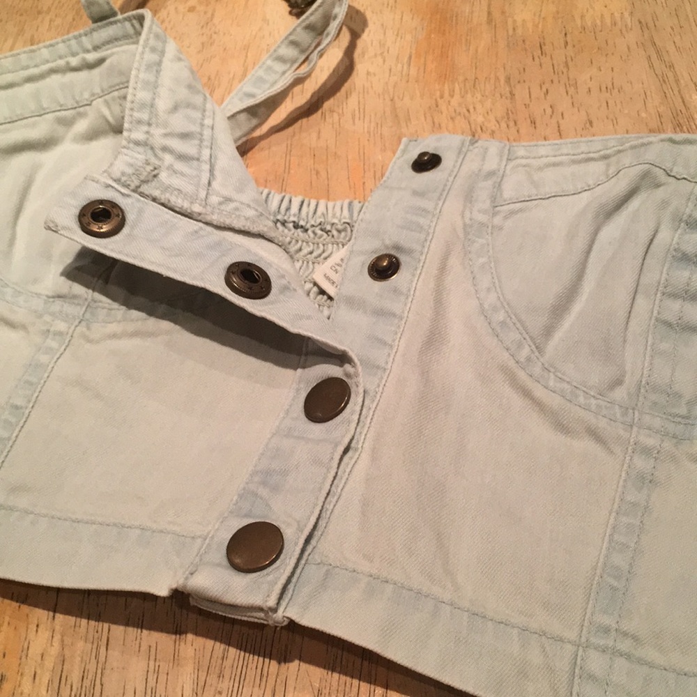 Forever 21 Denim Bustier with snaps - Picture 3 of 3